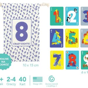 SZALONE ÓSEMKI gra karciana podróżna