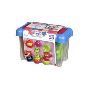 DŻUNGLA klocki w pojemniku 58 szt. Jungle Adventure Storage Bucket