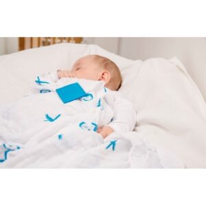 ORGANICZNE PIELUSZKI Cotton Muslin Blue 3 szt.
