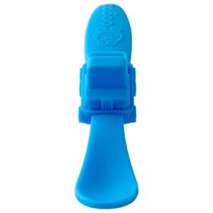 NIEBIESKA CIĘŻARÓWKA silikonowa łyżeczka do karmienia