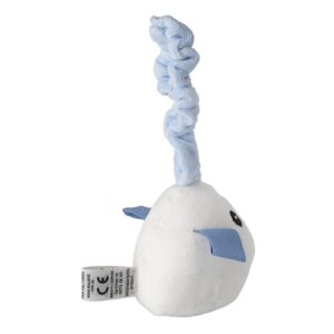 NIEBIESKI PTASZEK miękka organiczna zawieszka do wózka