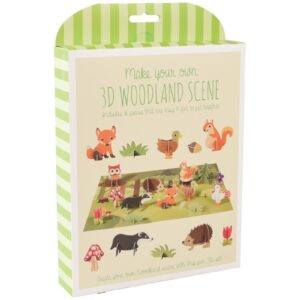 LEŚNE ZWIERZĄTKA tekturowe figurki do samodzielnego złożenia