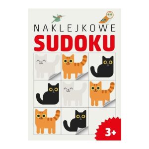 NAKLEJKOWE SUDOKU książeczka z naklejkami