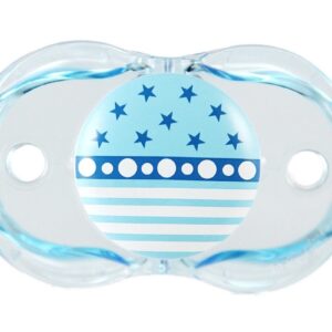 GWIAZDKI smoczek uspokajający 0m+