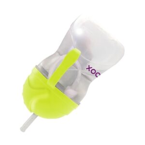 ANANASOWY NEON kubek niekapek ze słomką 240 ml