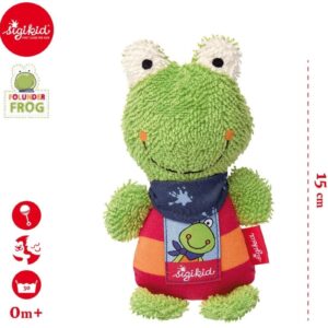 ŻABKA FOLUNDER przytulanka z grzechotką Pierwszy Przyjaciel