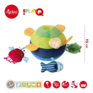 ŻÓŁWIK piłka z zawieszkami PlayQ