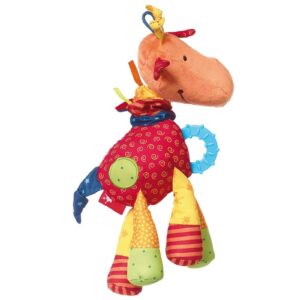 ŻYRAFA wibrująca przytulanka z grzechotką i gryzakiem PlayQ