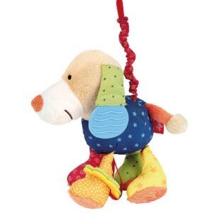 PIESEK wibrująca przytulanka z grzechotką i gryzakiem PlayQ