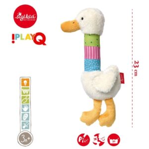 GĄSKA piszcząca przytulanka PlayQ