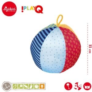 KOLOROWA PIŁECZKA z grzechotką PlayQ