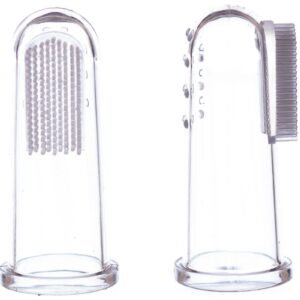 SZCZOTECZKA SILIKONOWA na palec do czyszczenia ząbków 2 szt. stage 1