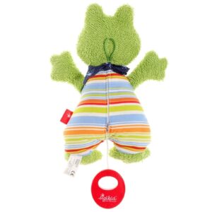 ŻABKA FORTIS przytulanka z pozytywką Zabawki muzyczne