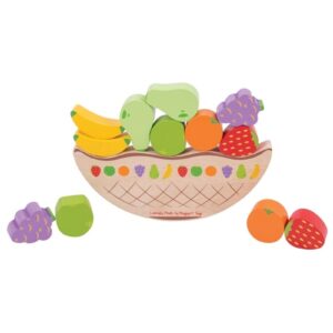 OWOCE drewniana gra balansująca