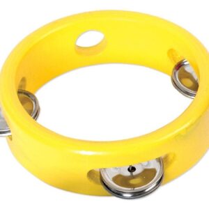 ŻÓŁTY TAMBURYN drewniany instrument