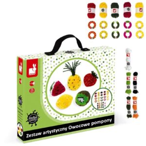 OWOCOWE POMPONY zestaw artystyczny