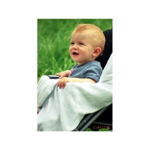 NIEBIESKI kocyk bambusowy SuperRRO junior