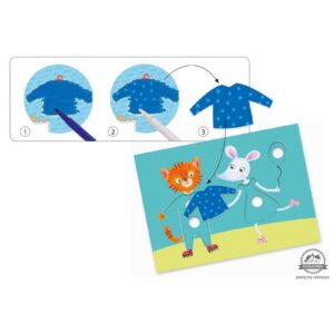 ELLIOT I ZOE zestaw artystyczny z flamastrami