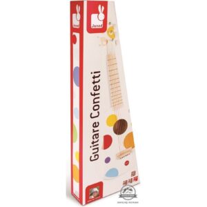 DUŻA GITARA drewniany instrument Confetti