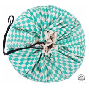 ZIELONE ROMBY worek na zabawki