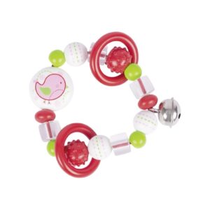 PTASZEK elastyczny chwytak z dzwoneczkiem