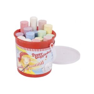 KOLOROWA KREDA w wiaderku Peggy Diggledey