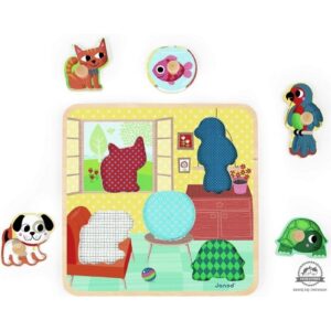 ZWIERZĄTKA DOMOWE układanka z uchwytami