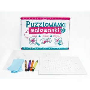 OUTLET - PUZZLOWANKI MALOWANKI zestaw kreatywny