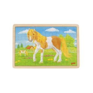 KONIK drewniane puzzle 24 el.