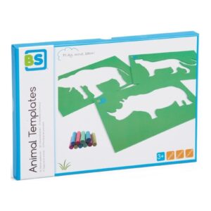 DZIKIE ZWIERZĘTA szablony + kreda
