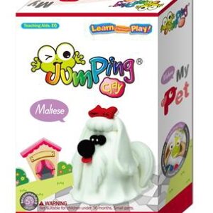 Jumping Clay, Zestaw kreatywny piesek - Maltańczyk