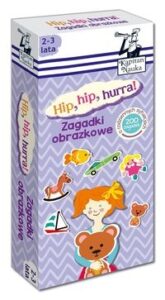 Kapitan Nauka, Zagadki obrazkowe, łamigłówki Hip,hip,hurra! 2-3 lat