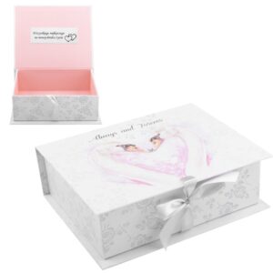 Pudełko Szkatułka z łabędziami na ślub, rocznicę Dedykacja