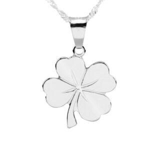 Koniczynka zawieszka Srebro pr. 925 Grawer