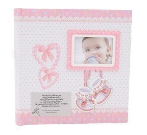 Album buciki 10 x15 prezent na chrzest z Dedykacją