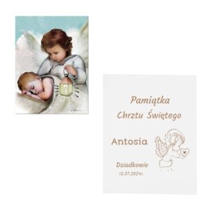 Obrazek Aniołek /Ręcznie Malowany/ 10x15 cm/ Grawer/