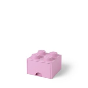 LEGO 40051738 Pojemnik na klocki z szufladą 2x2 różowy