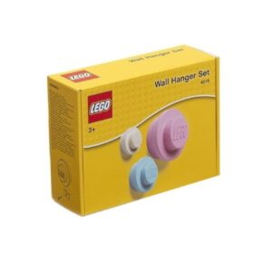 LEGO Classic 40161736 Wieszaki LEGO - Jasnoniebieski, różowy, biały