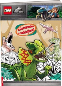 LEGO NA6201 JURASSIC WORLD KOLOROWANKA Z NAKLEJKA