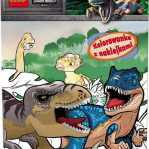 LEGO NA6202 JURASSIC WORLD KOLOROWANKA Z NAKLEJKA