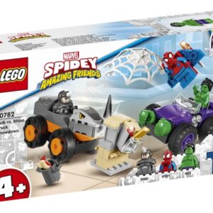 LEGO 10782 Marvel Hulk kontra Rhino — starcie pojazdów
