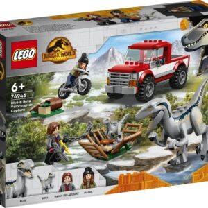 LEGO 76946 Jurassic World Schwytanie welociraptorów Blue i Bety