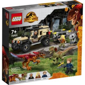 LEGO 76951 Jurassic World Transport pyroraptora i dilofozaura