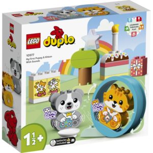 LEGO 10977 DUPLO Mój pierwszy szczeniak i kotek z odgłosami