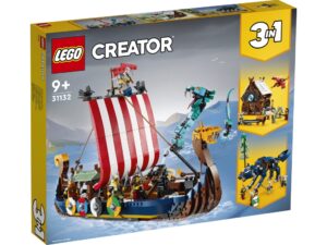 LEGO 31132 Creator Statek wikingów i wąż z Midgardu