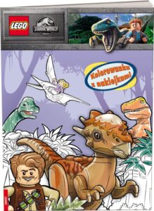 LEGO NA6203 JURASSIC WORLD KOLOROWANKA Z NAKLEJKAM