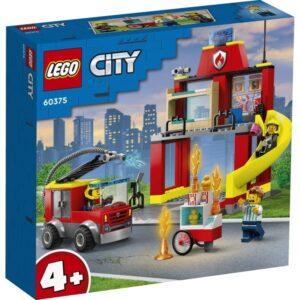 LEGO 60375 City Remiza strażacka i wóz strażacki
