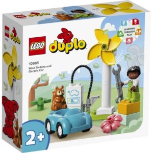 LEGO 10985 DUPLO Turbina wiatrowa i samochód elekt