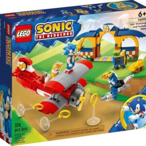 LEGO 76991 Sonic the Hedgehog Tails z warsztatem i samolot Tornado