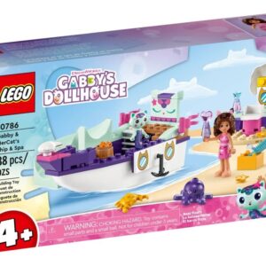 LEGO 10786 Koci domek Gabi Statek i spa Gabi i Syr